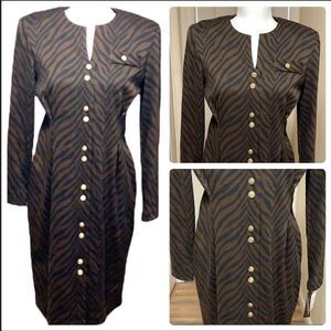 Miss Dorby AnimalPrint Dress Sz 6P